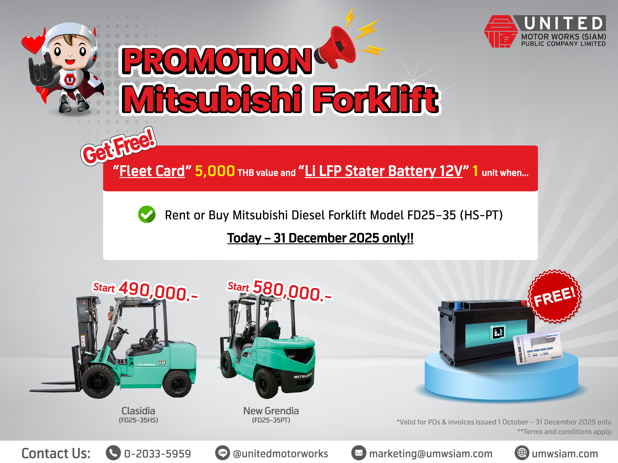 Promotion Mitsubishi Forklift_Fleet Card_Li