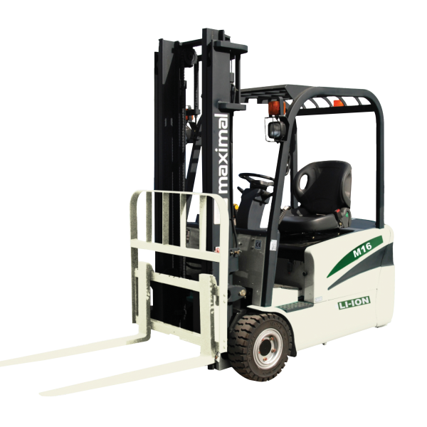 M series front drive 3-wheel lithium battery forklift 1