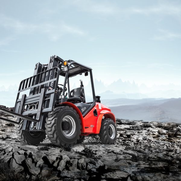 Maximal forklift rough terrain M series 4WD on rough stone floor
